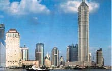 Pudong waterfront, featuring the Grand Hyatt Hotel