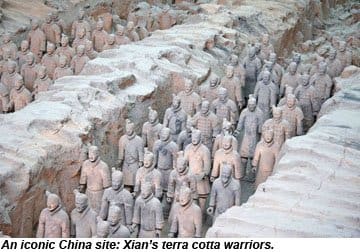 terra cotta warriors Xian
