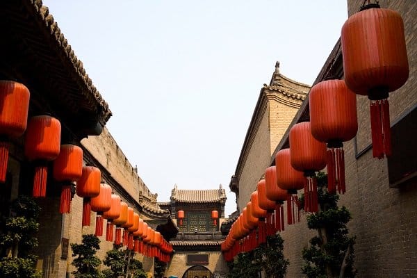 Qiao Family Courtyard in Pingyao was the setting for the movie Raise the Red Lantern