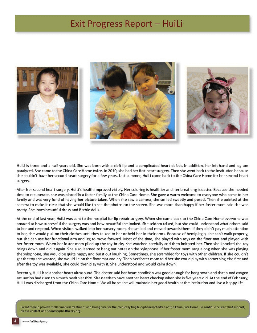 Newsletter from China Care Home in Beijing - Page 4