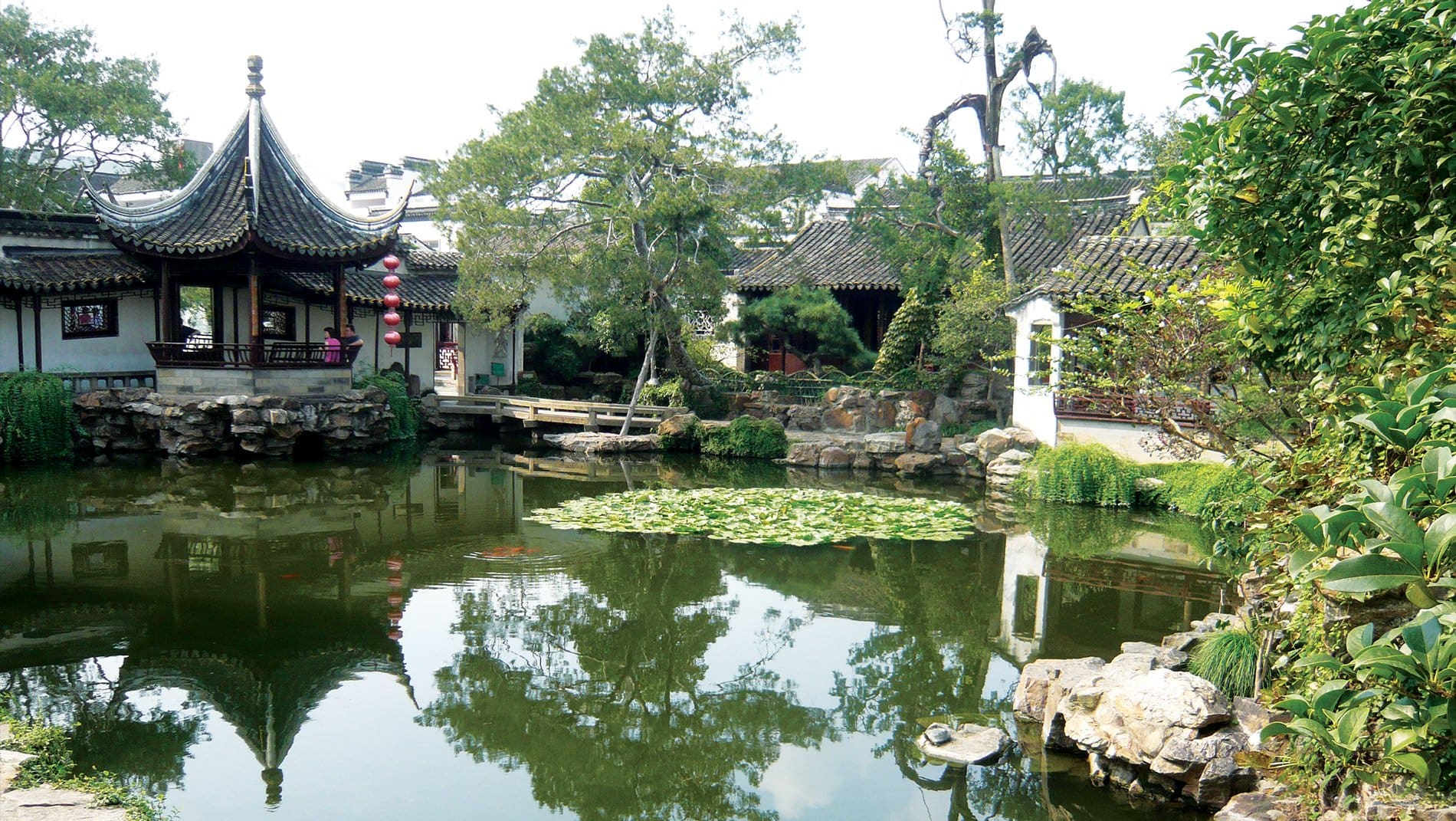 Traditional Gardens~The Chinese were already experimenting with private gardens from the Tang dynasty (618 - 907). There are 69 preserved gardens left in Suzhou, most dating from the mid-Ming (1500) to the early Qing (1720) dynasties.